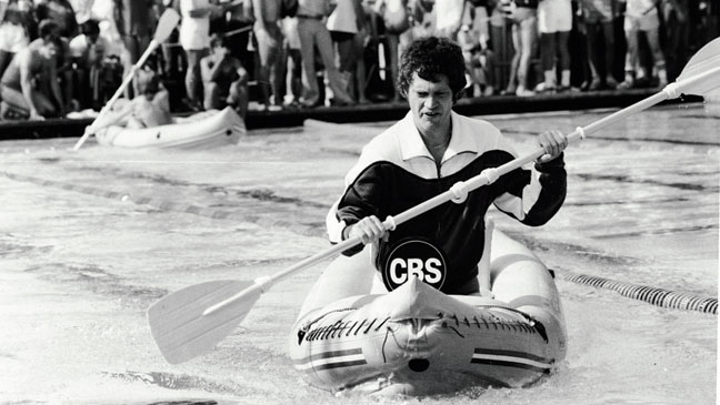 David Letterman Kayaking